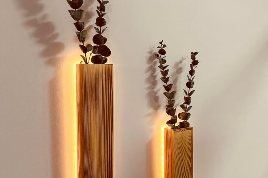Illuminate Your Space: Review of Artificial Eucalyptus LED Wall Planters