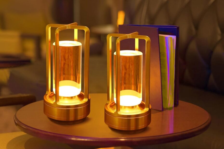 Illuminate Your Space: Review of the Cordless Touch Sensor Crystal Lantern Lamp Set