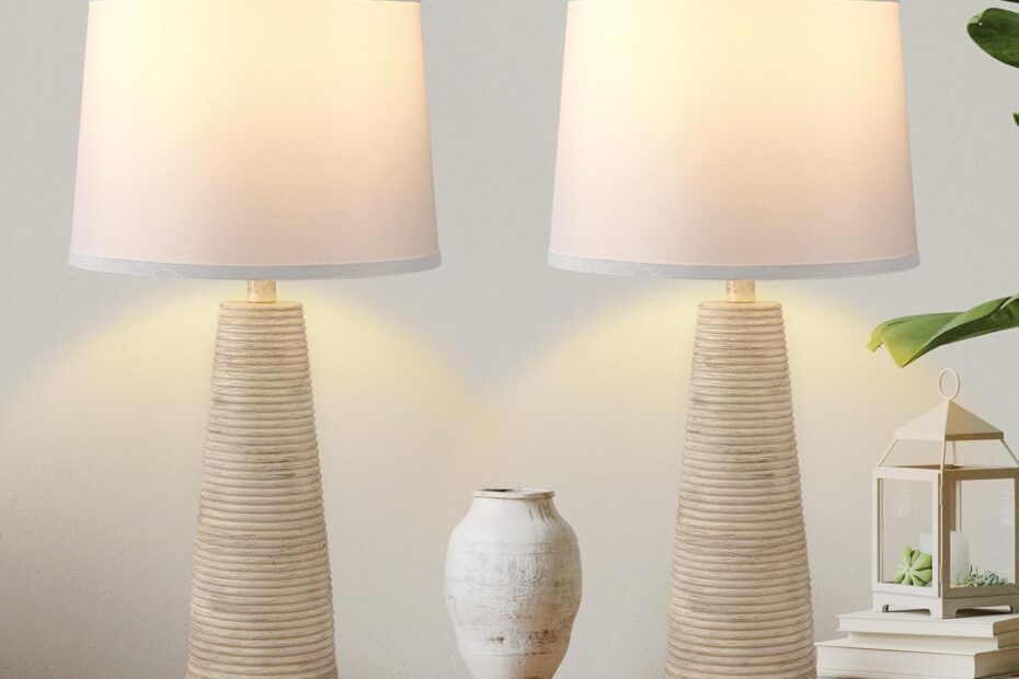 Illuminate Your Space: Terpsichore Vintage Bedside Lamps Review