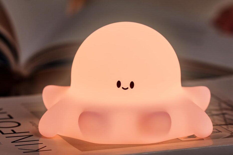 Illuminate Your Space: The Adorable Pink Octopus Night Light Review!