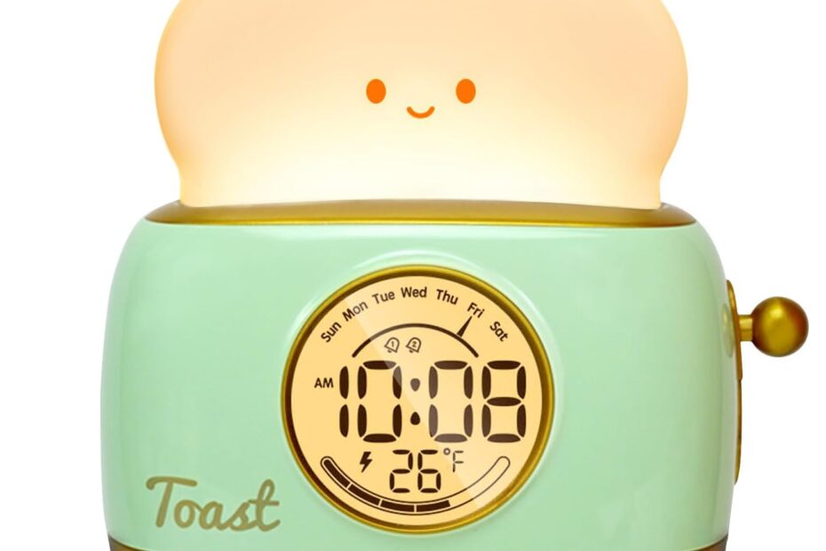 Illuminate Your Space: The Adorable Toaster Night Light for Kids!