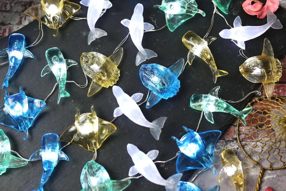 Illuminate Your Space with Ocean-Themed Marine Life Fairy Lights: Perfect Décor for Every Occasion!
