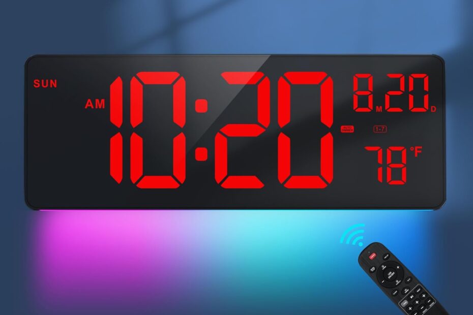 Illuminate Your Space: XREXS 16.5" Digital Clock Review & Recommendations