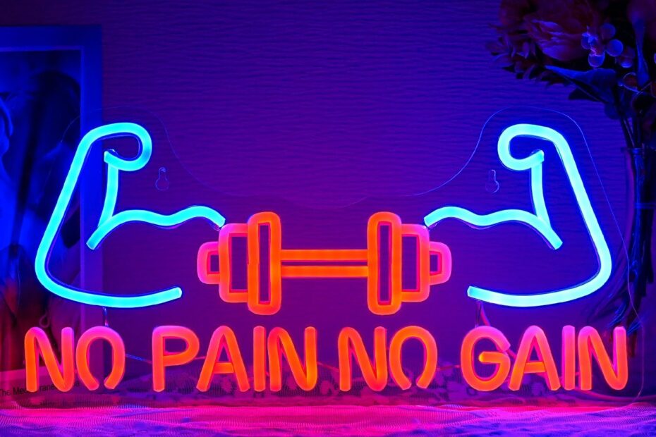 Illuminate Your Workout: The No Pain No Gain Neon Sign Review