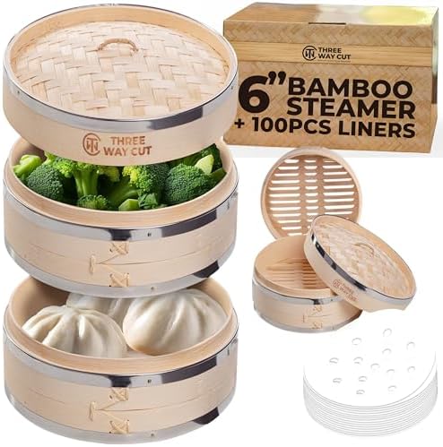 Master the Art of Steaming: A Review of the 6-Inch Bamboo Dumpling Steamer