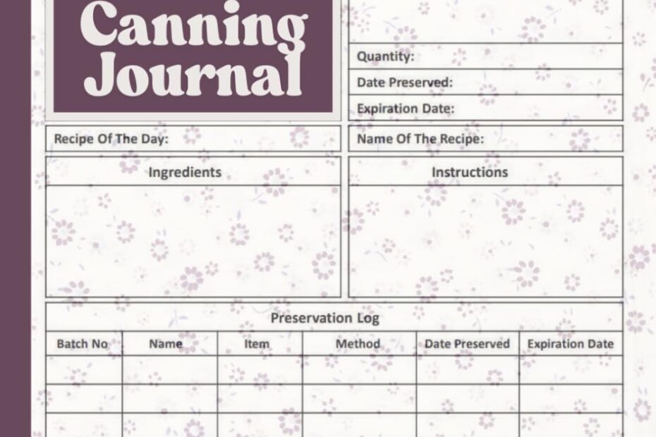Master Your Canning: The Ultimate Canning Journal Review