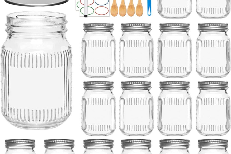 Master Your Pantry: Review of 16oz Mason Jars for Food Storage & Crafts!