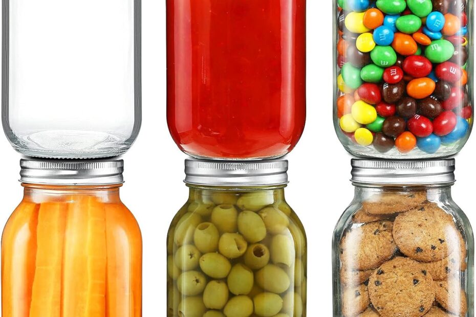 Maximize Freshness: YEBODA 32 oz Mason Jars for All Your Preserving Needs!