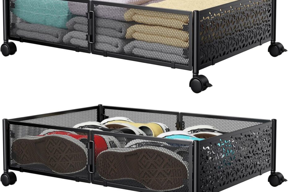 Maximize Space with Under Bed Storage Containers: Ultimate Organizer for Clothes and Shoes!