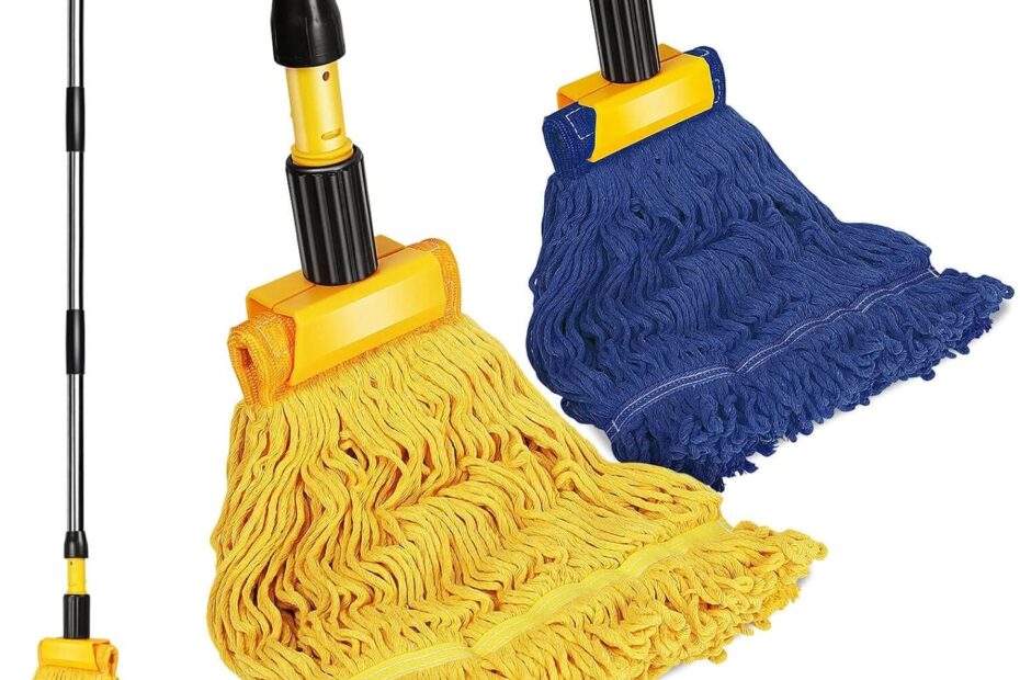 Maximize Your Clean with the Heavy-Duty Looped End Mop: A Must-Have for Any Industrial Setting!