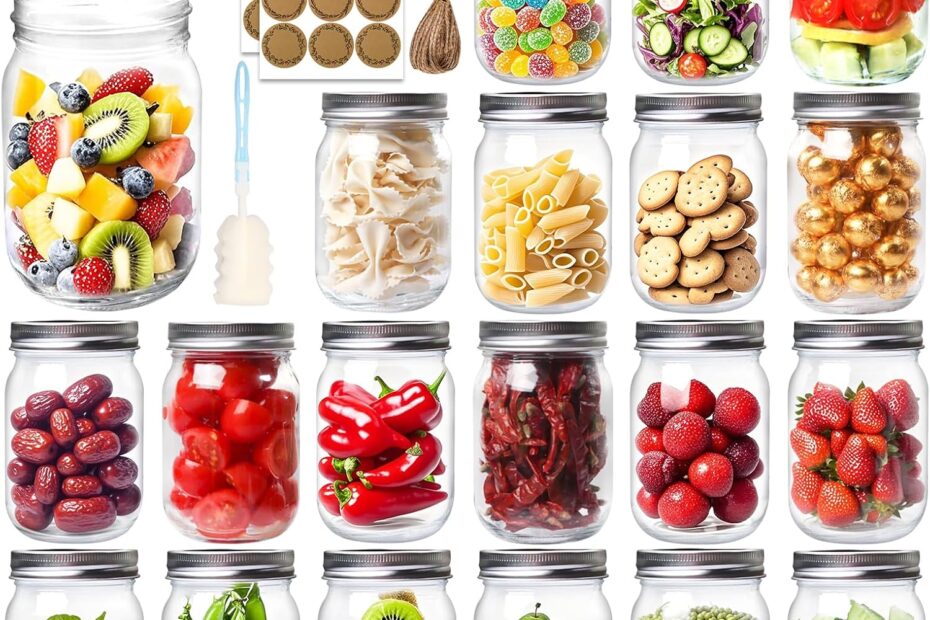 Maximize Your Kitchen: Review of 12 oz Mason Jars for Canning & Storage