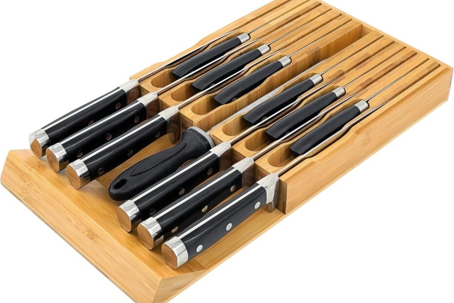 Maximize Your Kitchen Space: VaeFae Bamboo Knife Drawer Organizer Review
