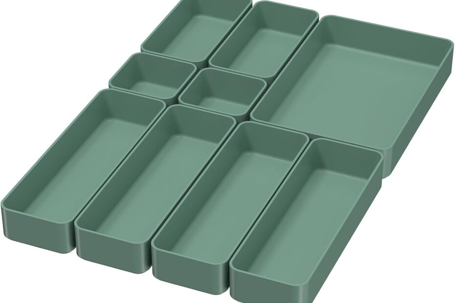 Maximize Your Space: CHANCETSUI 9-Pc Stackable Drawer Organizer Review