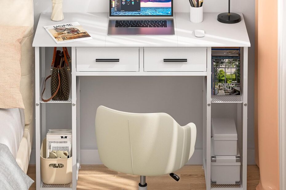 Maximize Your Space: Review of the Versatile White Computer Desk with Drawers