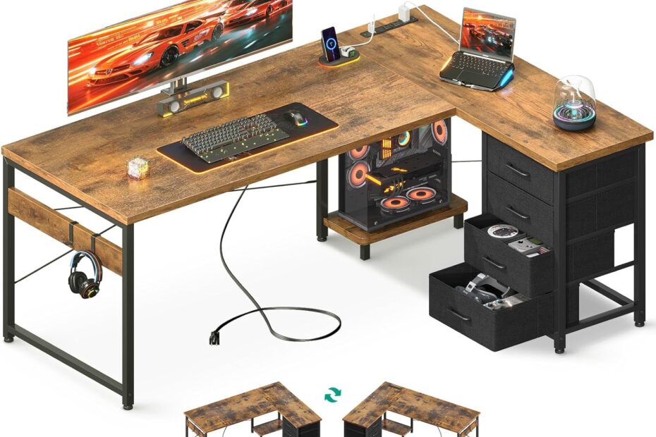 Maximize Your Space: The ODK 61'' L Shaped Desk Review