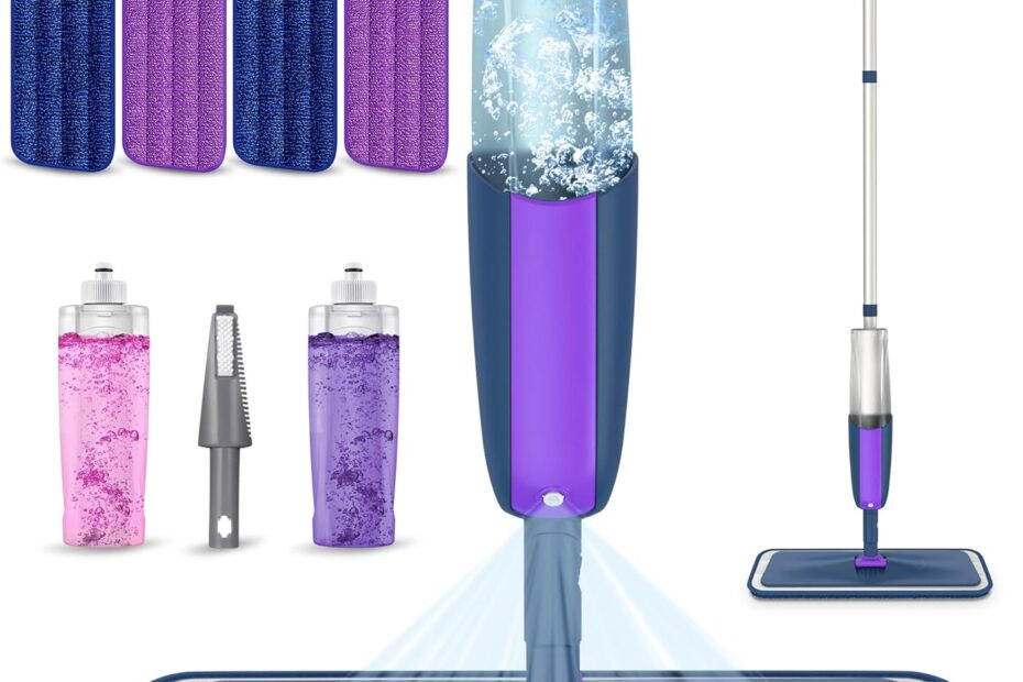 MEXERRIS Spray Mop: Effortless Hardwood Floor Cleaning Reviewed!