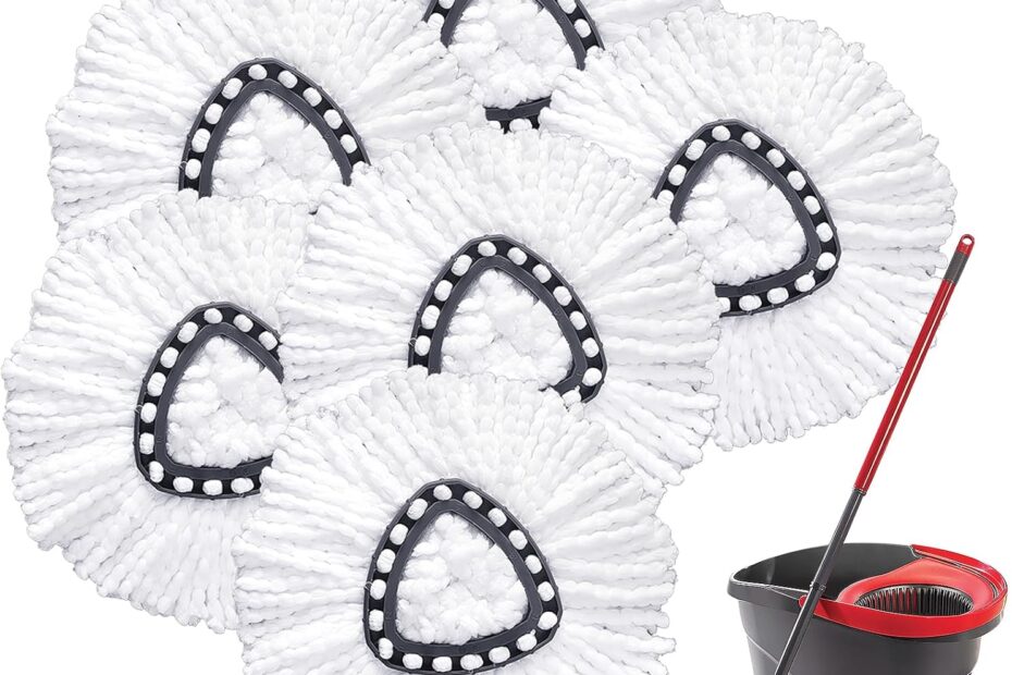 Mop Replacement Heads for O Cedar: The Ultimate 6-Pack for Effortless Cleaning!