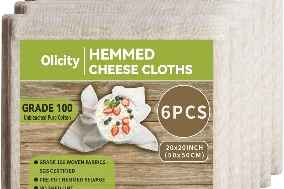 Olicity Cheese Cloths: Your Essential Kitchen Companion for Straining and Cooking