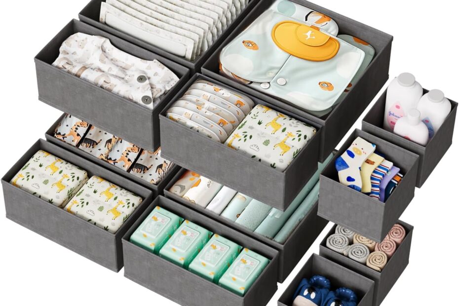Organize Your Nursery: The Ultimate 12 Pack Drawer Organizer for Baby Essentials