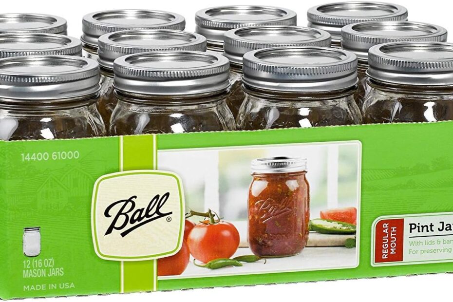 Preserve with Style: A Review of Ball Regular Mouth 16-Ounce Mason Jars (12-Pack)