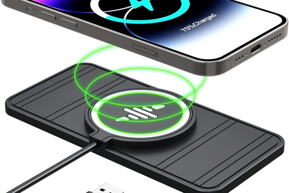 Rev Up Your Charging Game: LANSEMKU 15W Wireless Car Charger Pad Review