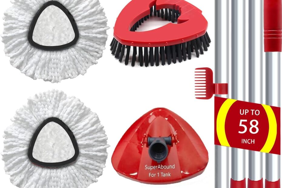 Revitalize Your Cleaning Routine: 2 Pack Spin Mop Replacement Heads Reviewed!