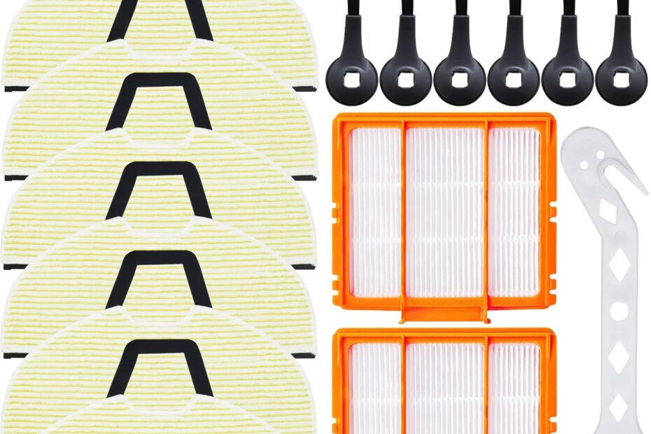 Revitalize Your Cleaning Routine: 6 Mop Pads & More for Shark Robot Vacuums!