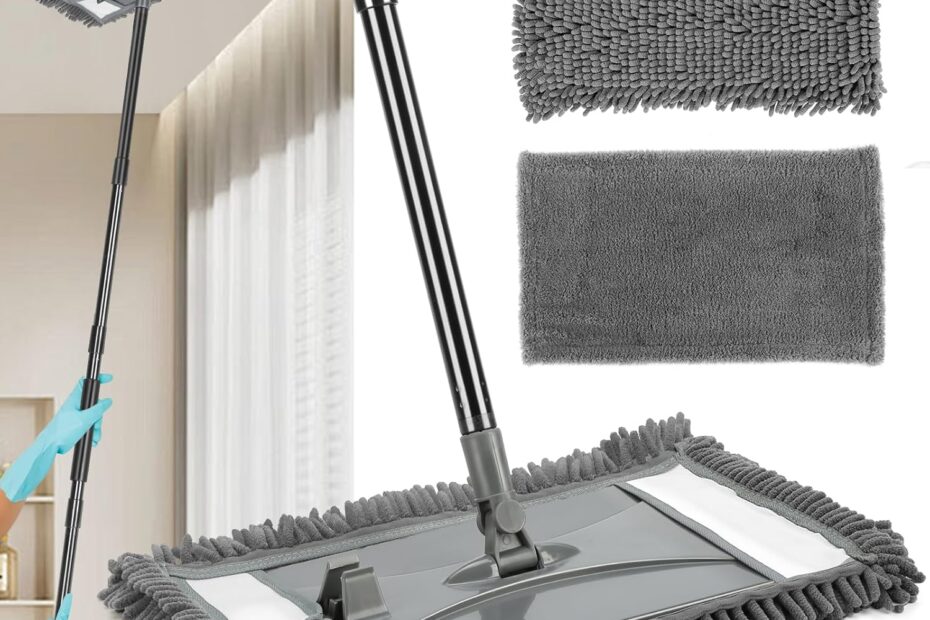 Revitalize Your Space: The Ultimate Wall Cleaner Mop with Long Handle & Microfiber Pads