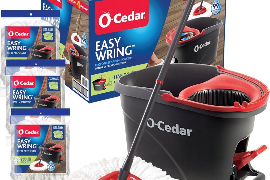 Revolutionize Your Cleaning: O-Cedar Easy Wring Spin Mop & Bucket Review