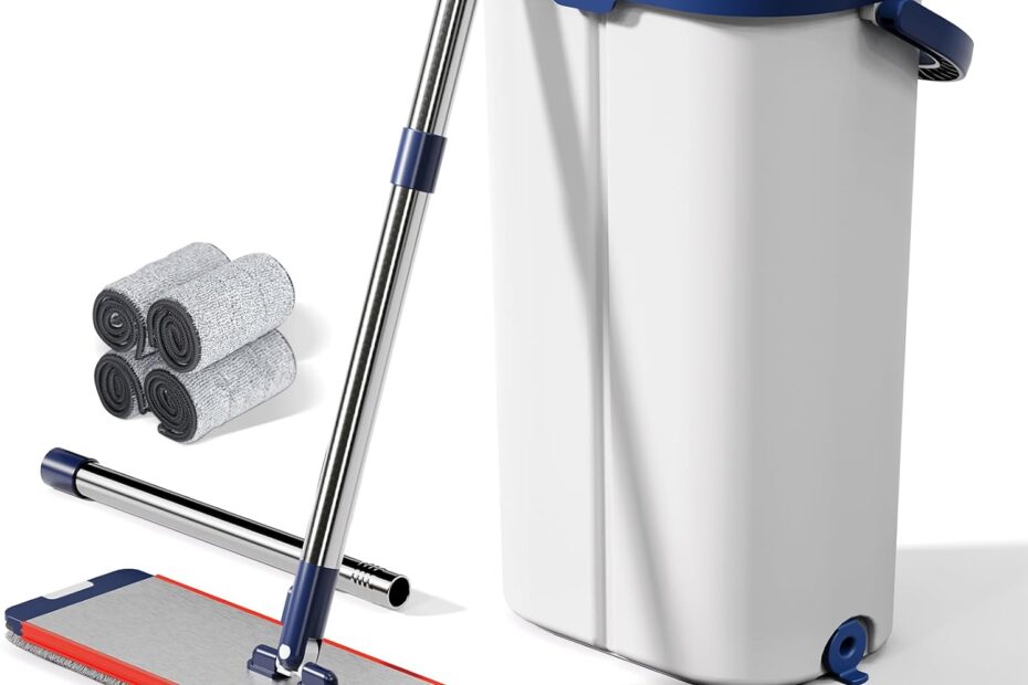 Revolutionize Your Cleaning: The Ultimate Mop and Bucket Set for Effortless Home Care!