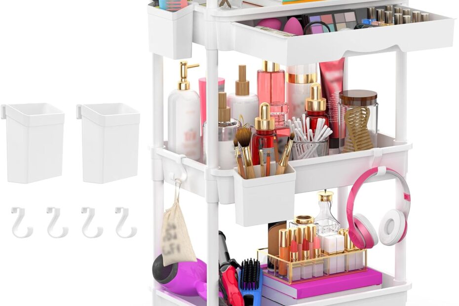 Revolutionize Your Space: Goovilla 3 Tier Rolling Utility Cart Review