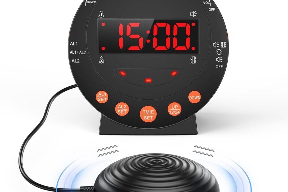 Rise & Shine: The Ultimate Alarm Clock for Heavy Sleepers and the Hearing Impaired