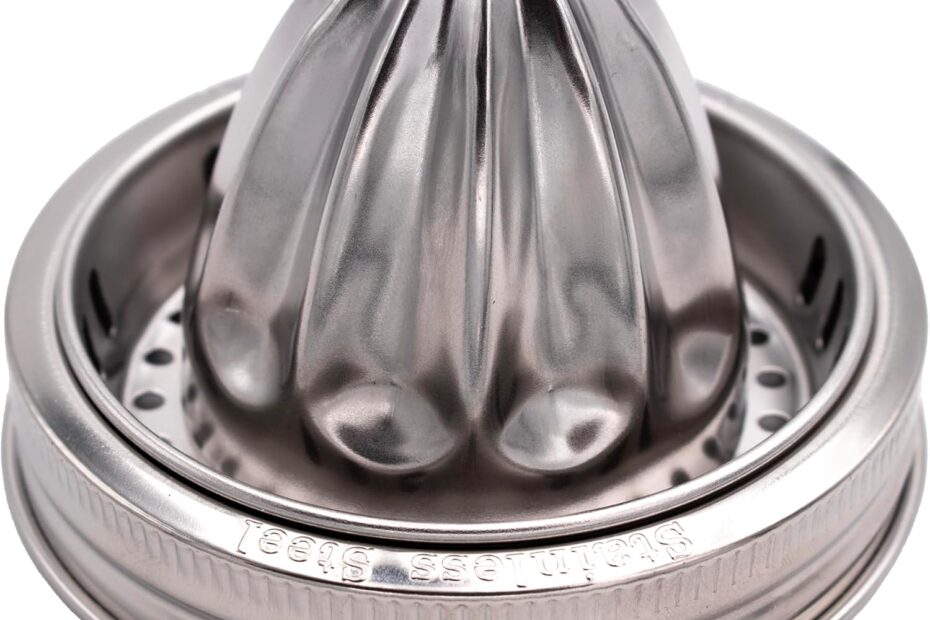 Squeeze the Perfect Citrus: The Ultimate Stainless Steel Juicer Lid for Mason Jars