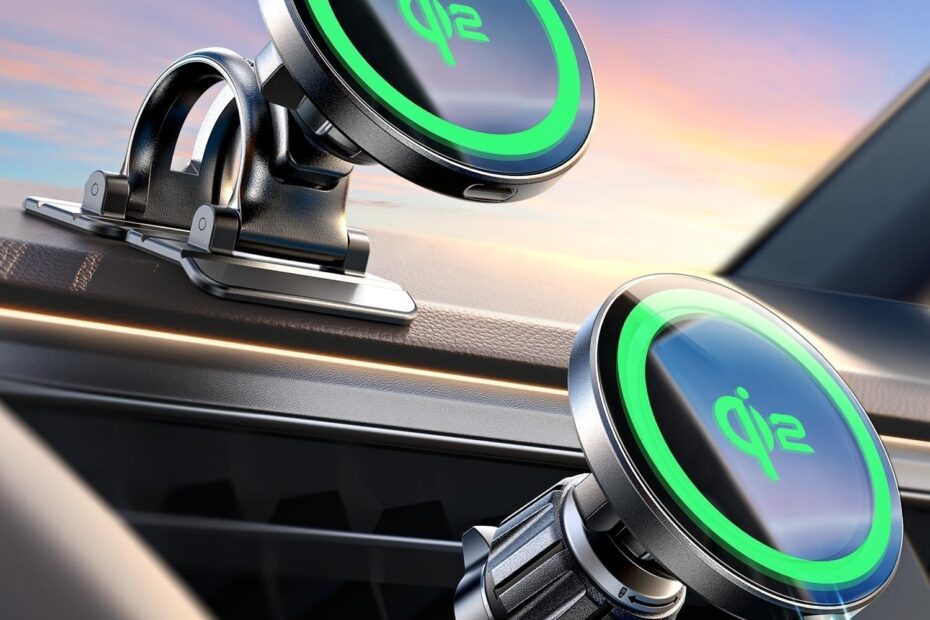 Stay Charged on the Go: LISEN Qi2 MagSafe Car Mount Charger Review