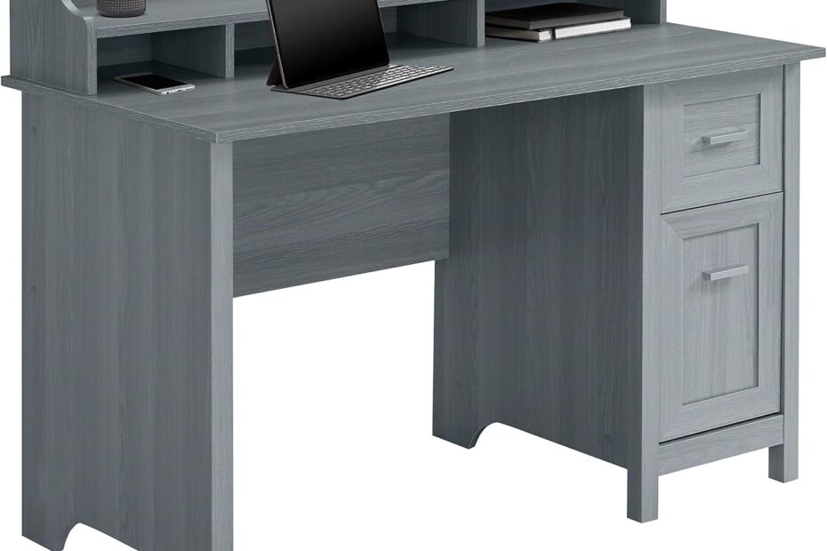 Streamline Your Workspace: Techni Mobili Classic Grey Writing Desk Review
