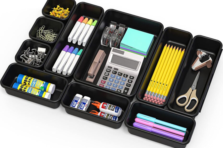 Tame Your Clutter: A Review of Simple Houseware Desk Drawer Bin Organizers
