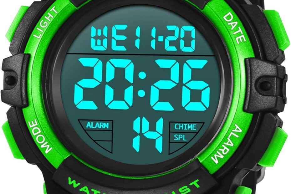 Time to Shine: The Ultimate Digital Watch for Boys Aged 3-15!