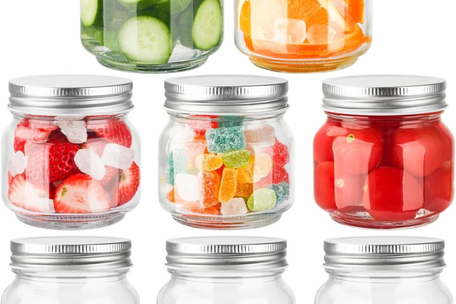 Top 8oz GUEQUITLEX Glass Mason Jars: Your Ultimate Food Storage Solution!
