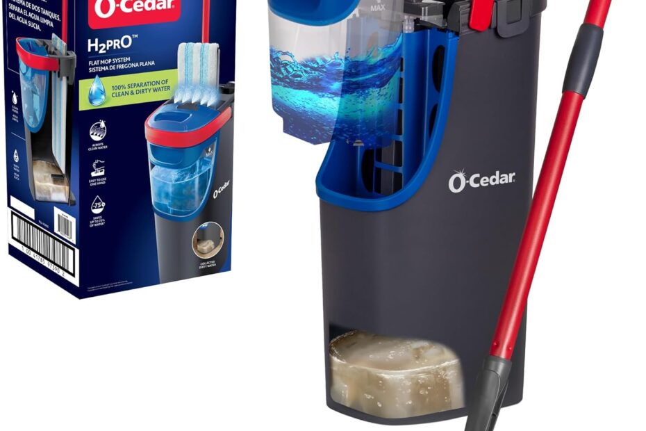 Transform Your Cleaning Routine: Discover the O-Cedar H2prO Flat Mop System!