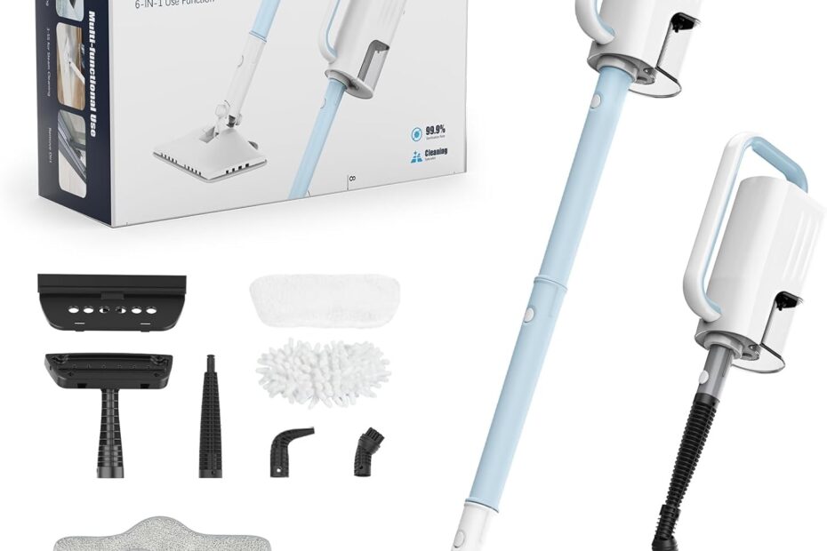 Transform Your Cleaning Routine: Review of the 6 in 1 Steam Mop Cleaner!