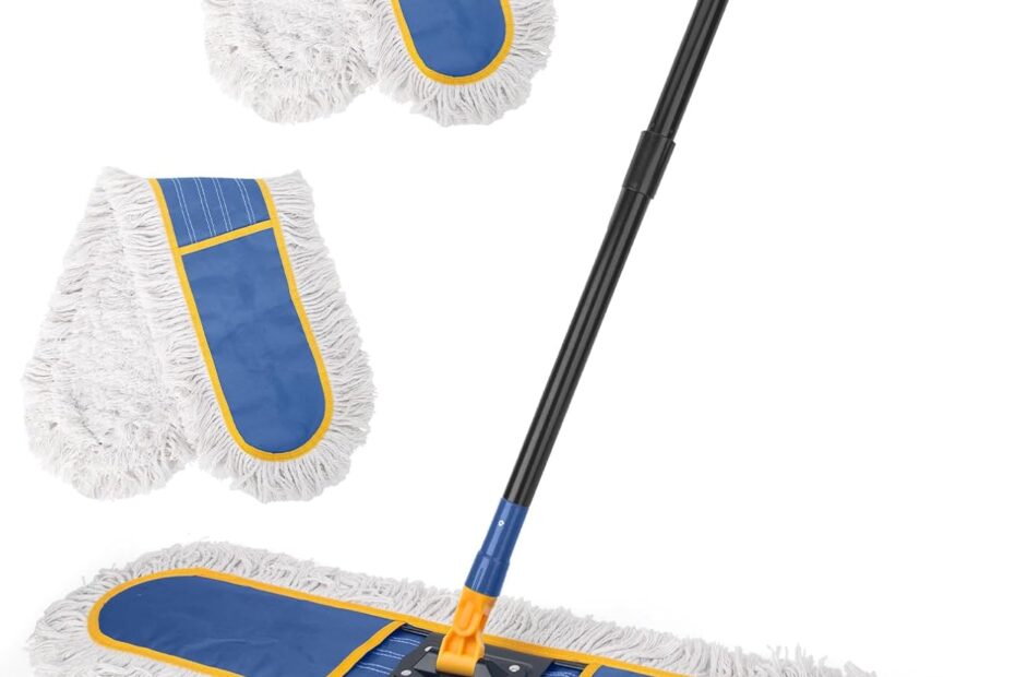 Transform Your Cleaning Routine: The 24" Heavy Duty Commercial Dust Mop Review