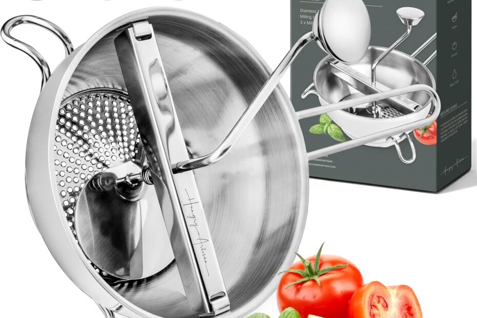 Transform Your Cooking: The Ultimate Ergonomic Food Mill for Delicious Purees and Sauces!