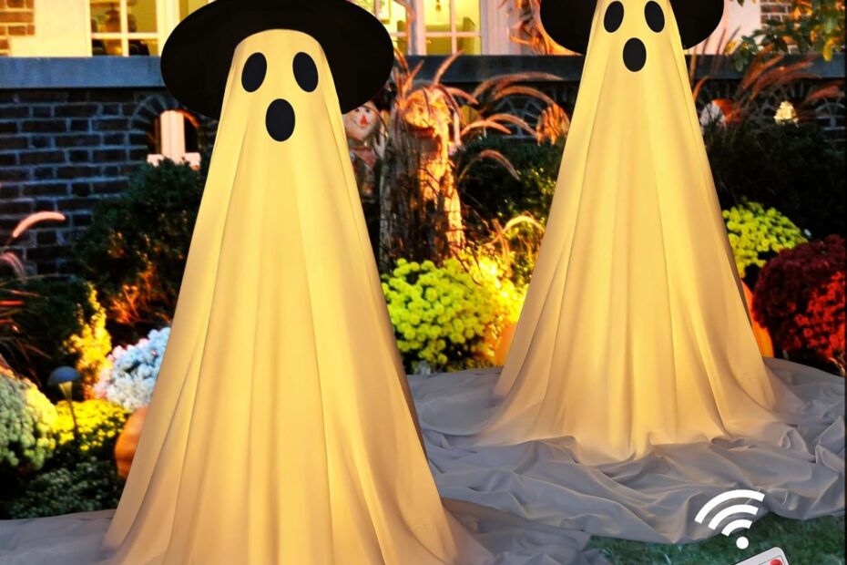 Transform Your Halloween: Review of 2Packs LED Ghost String Lights with Remote Control!