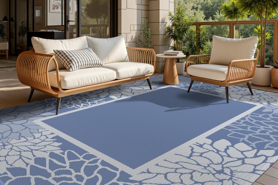 Transform Your Outdoor Space: A Review of the COCOER Floral Waterproof Rug