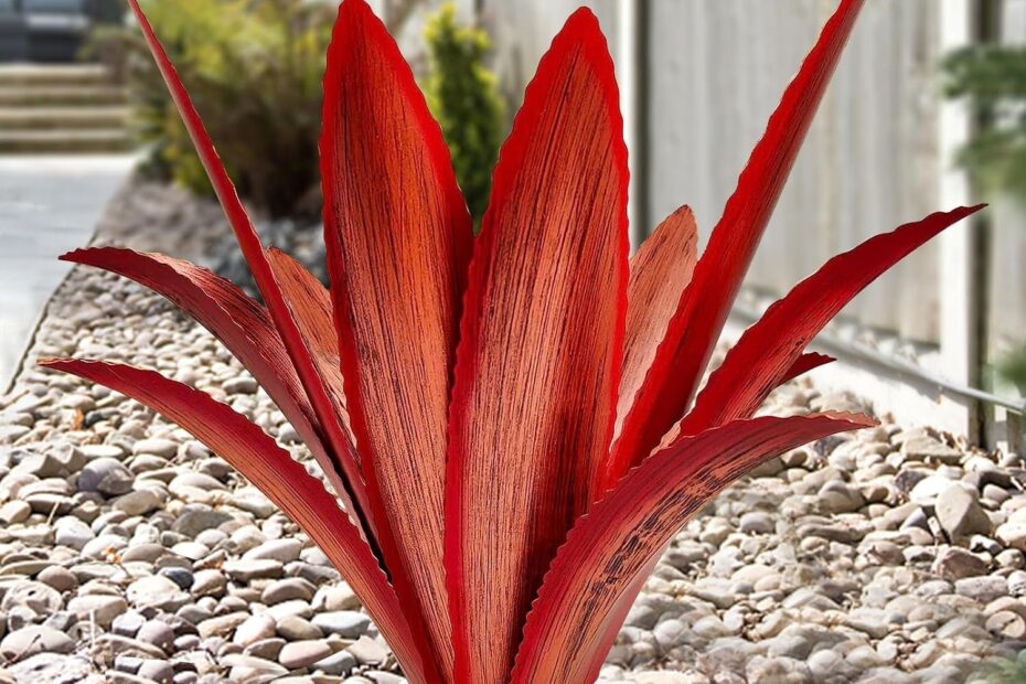 Transform Your Outdoor Space with TOMBABY Agave Metal Art: A Review!