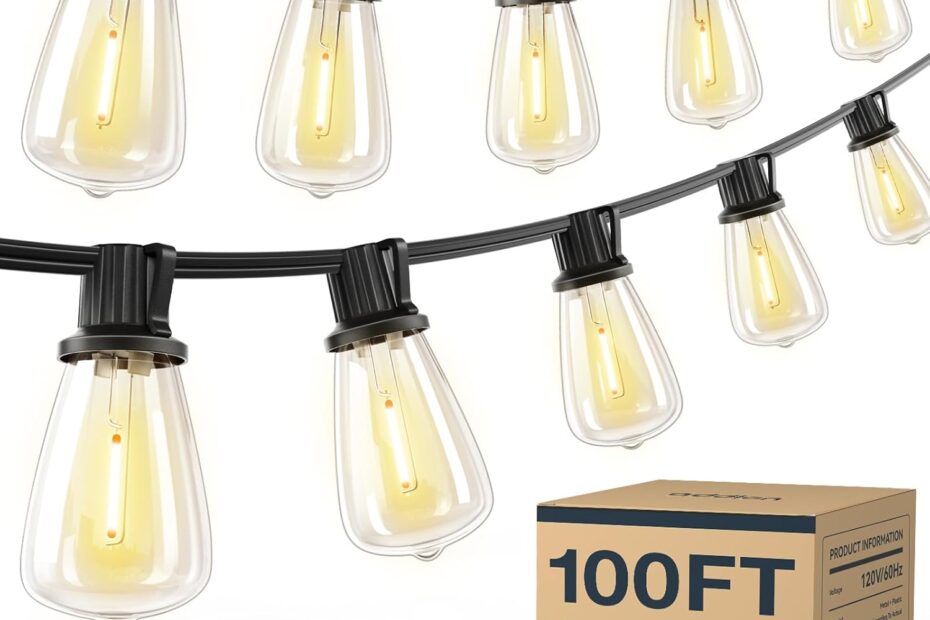 Transform Your Outdoors: KYY 100FT Waterproof LED String Lights Review