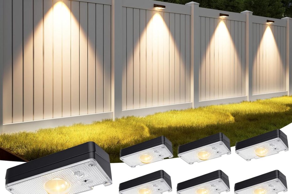 Transform Your Outdoors: Review of APONUO Solar Fence Lights with 12 Stunning Color Modes