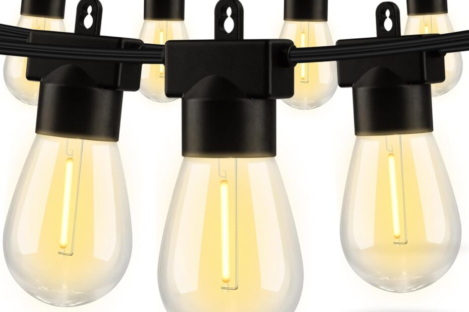 Transform Your Outdoors with Aialun's 96FT LED String Lights: The Perfect Warm Glow for Any Patio!