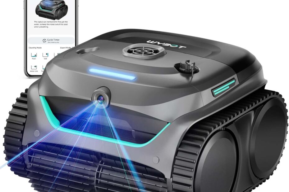 Transform Your Pool Cleaning with the WYBOT C2 Vision Robotic Vacuum: AI-Powered and Wall-Climbing!
