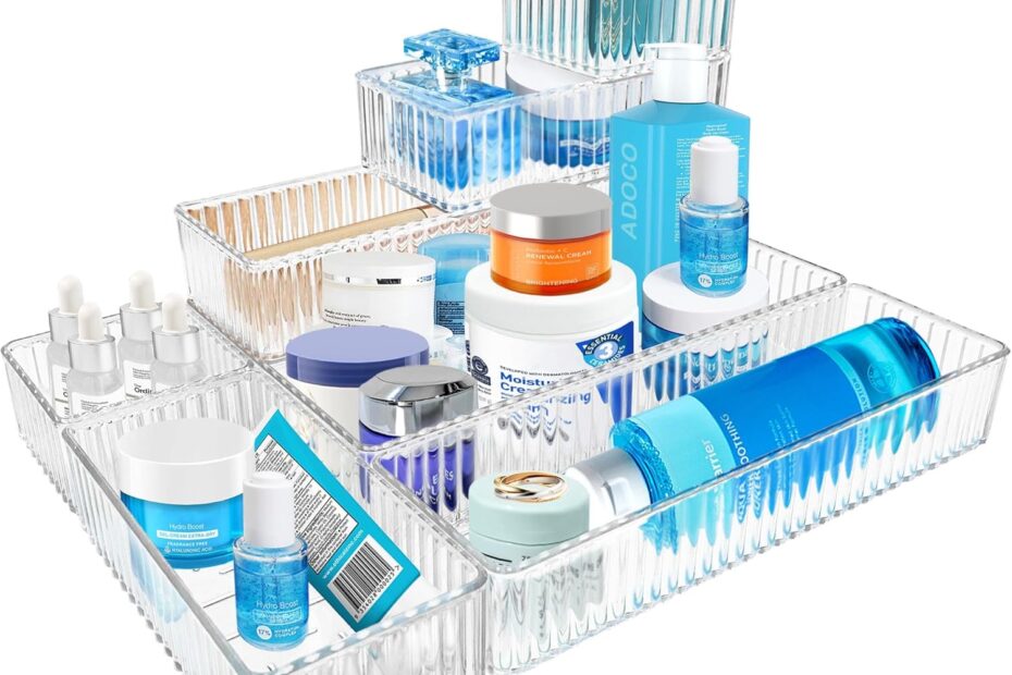 Transform Your Space: 7 PCS Clear Drawer Organizers Review!